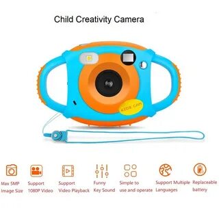 Купить Обучающая мини-цифровая фотокамера для малышей, подар
