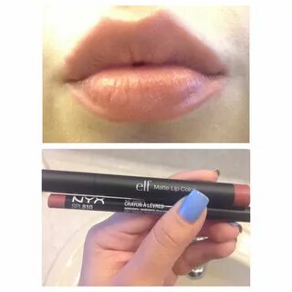 #Elf Matte lip color "Praline" & #NYX lip color "natural" Ma