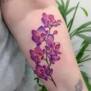 Orquidea Minimalist tattoo, Orchid tattoo, Tattoos