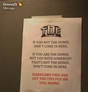 TDE's Studio Rules Are Just As Real As They Are Funny!