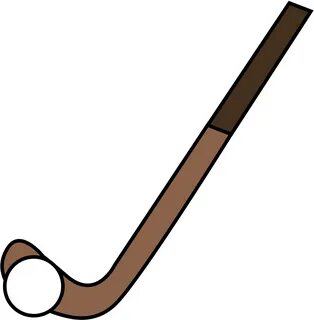 Download Clipart Ball Hockey Stick - Draw A Hockey Stick And