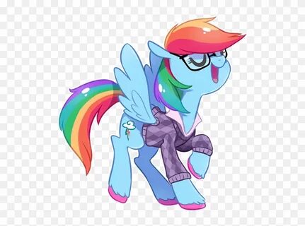 Rainbow Dash Always Dresses In Style By - Rainbow Dash Nerd 