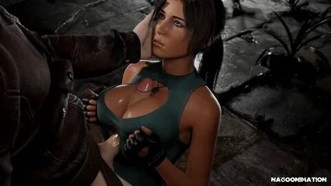 Wierd boobs in lara croft yomb raider movie