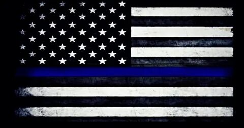 10 Thin Blue Line Decal Sticker Police Officer American Flag