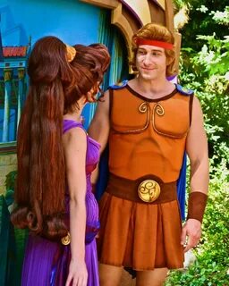 Meg and Hercules Disney face characters, Disney costumes, Ho