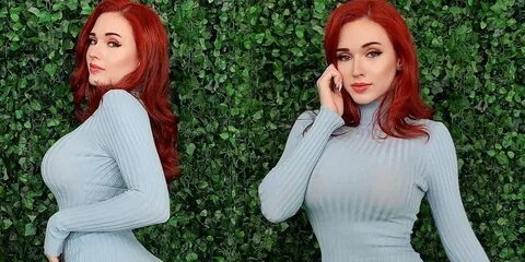 Amouranth Twitch / Red-Haired Twitch Streamer Amouranth Sizz