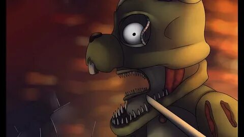 FNaF Speedpaint Salvaged Springtrap - YouTube