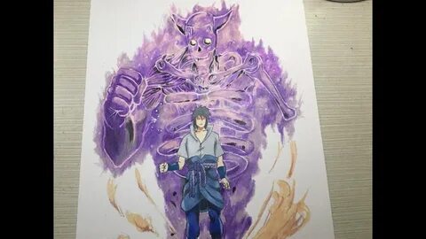 Sasuke Susanoo Speed drawing - YouTube