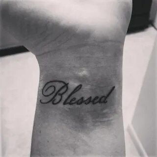 Loading... Blessed tattoos, Humble tattoo, Wrist tattoos