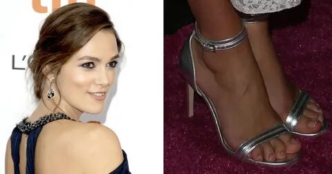 Keira Knightley's Perfect Feet in Narcissus Sandals at Colet