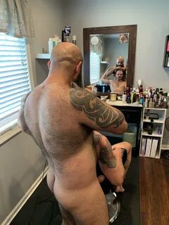 The naked barber photos.