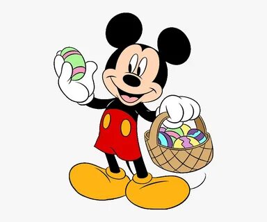 Disney Clipart Mickey Mouse And Friend - Happy Easter Mickey