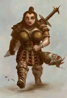 choppin heads Fantasy races, Arcane trickster, Female dwarf