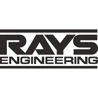 Наклейка на авто Rays engineering машину виниловая - матовая