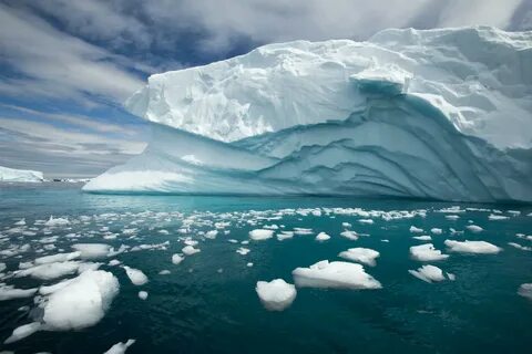 The ice in Antarctica is melting five times faster than in t