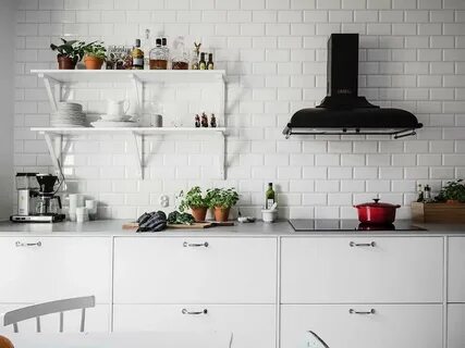 Кухня без навесных шкафов: фото дизайна интерьера, советы сп
