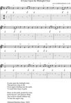 Music Score and Guitar Tabs for It Came Upon the Midnight Cl