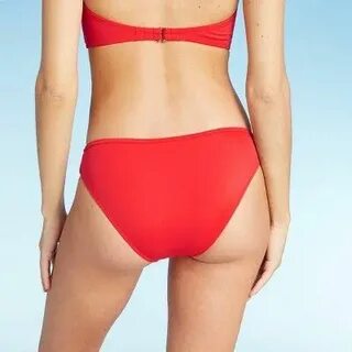 Women's Strappy Side Cheeky Bikini Bottom - Shade & Shore Re