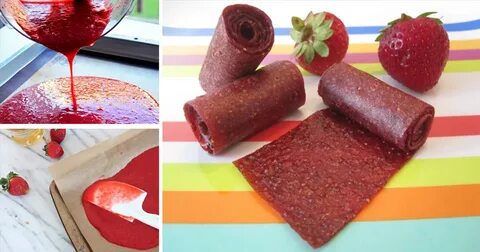 How to Make Fruit Roll-Ups at Home With REAL Fruit and Gelat