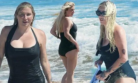 Kesha looks happy and healthy as she enjoys a beach day with