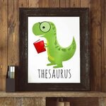 Thesaurus Cute Punny Printable 8x10 Digital Print Funny Post