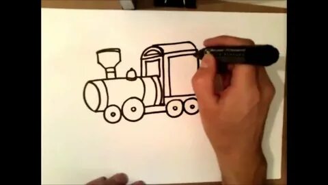 como dibujar un tren como dibujar un tren paso a paso - YouT