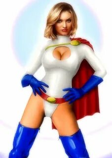 Super Hero Center Marvel girls, Power girl, Superhero