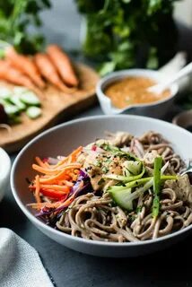 Soba Noodles and Chicken with Spicy Peanut Sauce Recipe Spic