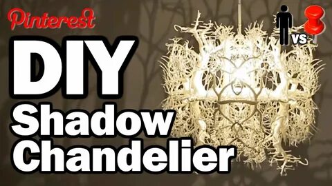 DIY Shadow Chandelier - MAN VS PIN #1 - YouTube