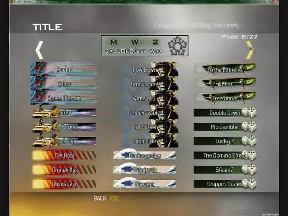 All Emblems and Titles (MW2) - YouTube