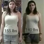 F/20/5'7'' 155lbs 140lbs = 15 lbs (4 months) Even 15 lbs can