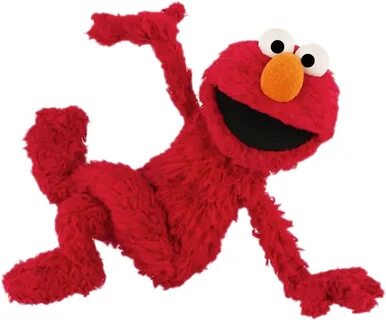 Sesame Street Elmo Sitting - Elmo And Cookie Monster Png - (