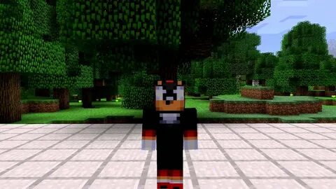 Shadow the Hedgehog Minecraft Skin Spotlight - YouTube