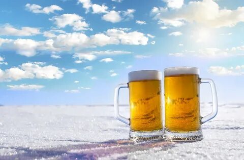 Wallpaper : snow, cold, beer, clouds, alcohol, drinking glas