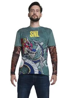 Stefon Tattoo Long Sleeve SNL Costume Tee - Snapup