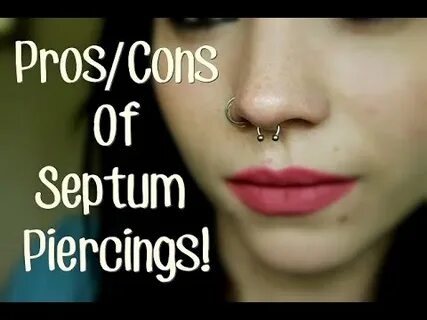 Pros & Cons of: Septum Piercings. - YouTube