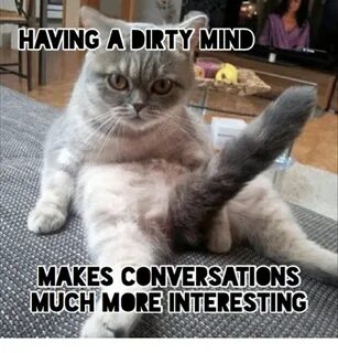 HAVING a DIRTY MIND MAKES CONVERSATIONS MUCH MORE INTERESTIN