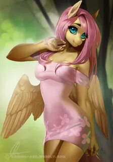 patreon pinup Fluttershy by Aomori -- Fur Affinity dot net