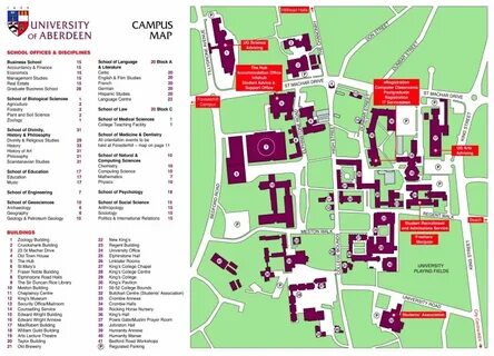 King University Campus Map - Oconto County Plat Map