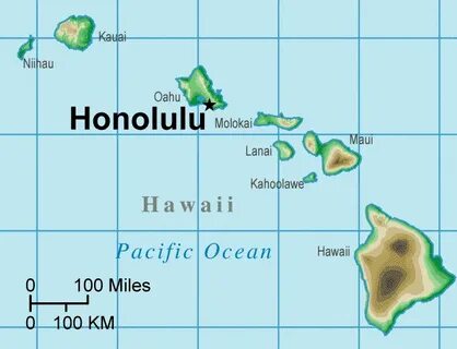 Hawaii Topo Map Map of hawaii, Topo map, States and capitals