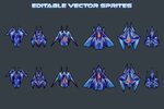 Enemy SpaceShip Game Sprites - CraftPix.net