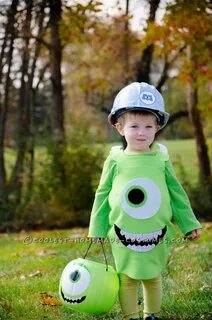 Cool Monsters Inc. Mike Wazoski Toddler DIY Costume Monster 