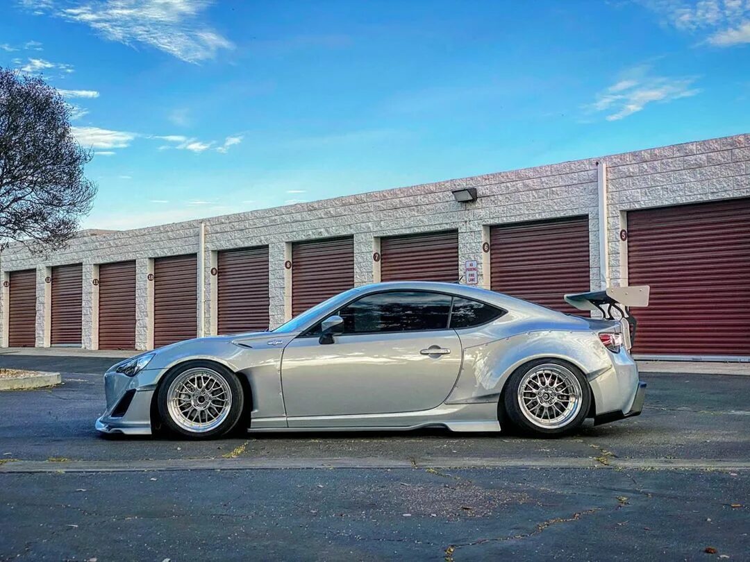 Here’s a side profile shot of the bagged Rocket Bunny V1 on BBS' we ju...