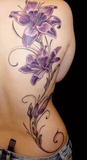 60 Awesome Back Tattoo Ideas - For Creative Juice Purple tat