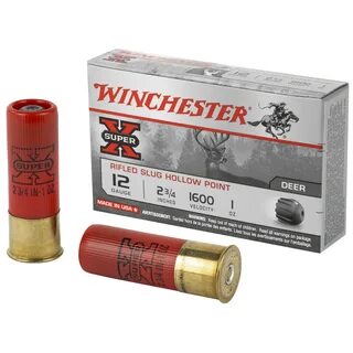 Winchester Super X 12 GA 2-3/4" 1 oz Rifled Slug Hollow Poin