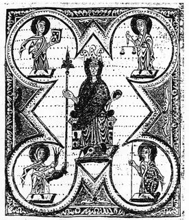 FOUR264 - Emperor and the cardinal virtues Fig. 264 - Empe. 