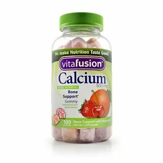 Кальций с витамином D3 Vitafusion 500 мг 200 жевательных кон