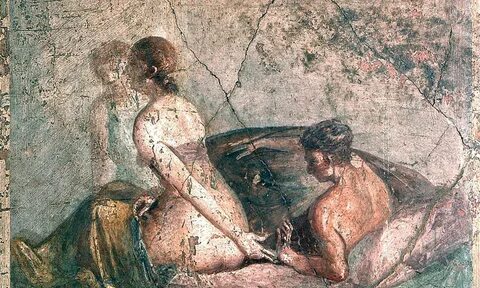 Эротические фрески из Помпеи: а римляне в этом знали толк! M