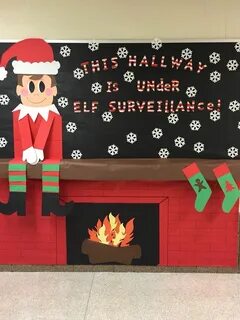 School Christmas Bulletin board! Christmas classroom, Christ