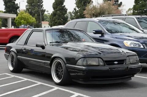 FORD MUSTANG 5.0 LX FOXBODY COUPE with BLACK MULTISPOKE WH. 